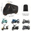 Universal Waterproof Motorcycle Cover for Outdoor Protection