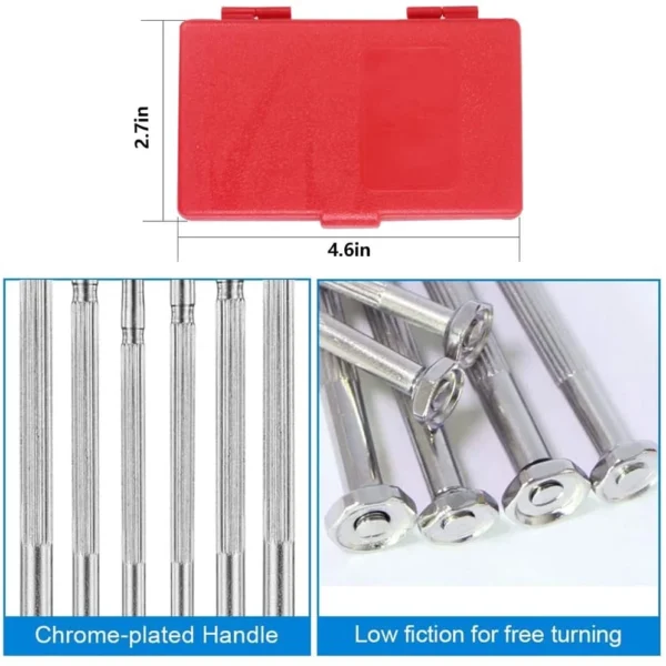 11-Piece Mini Precision Screwdriver Set with Storage Case