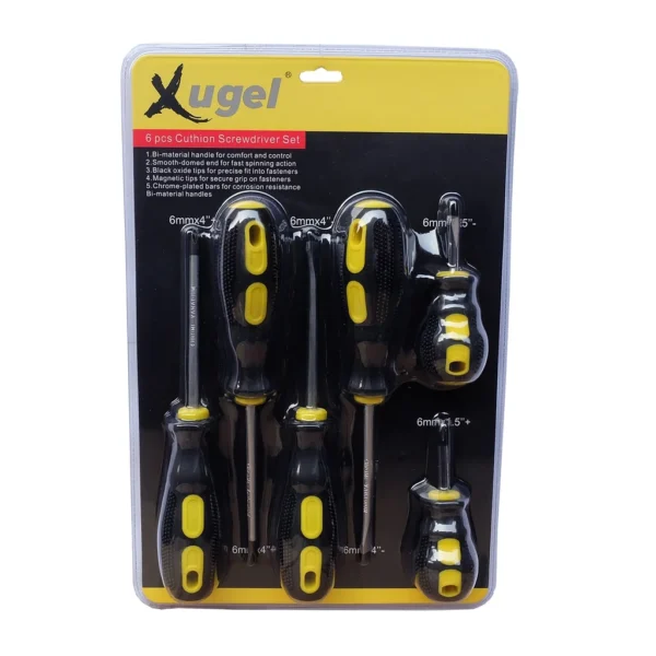 Xugel 6-Piece Magnetic Precision Screwdriver Set