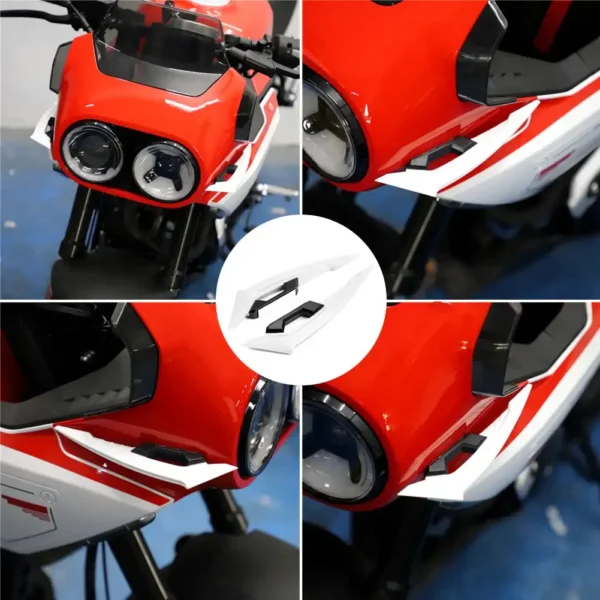 S3d64073a767642d7bab7dd15f79403efW.webp Universal Motorcycle Front Winglet Aerodynamic Spoiler Set