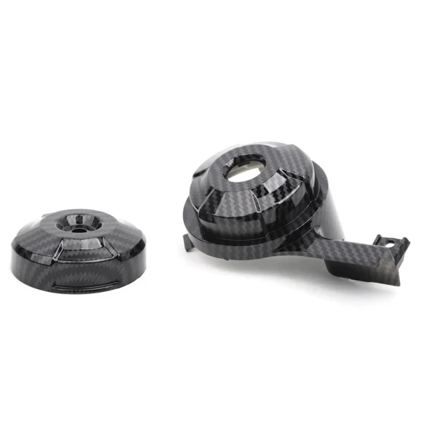 Carbon Fibre Round Fastener Lock Cover for Honda Grom MSX125 SF (2013–2016)