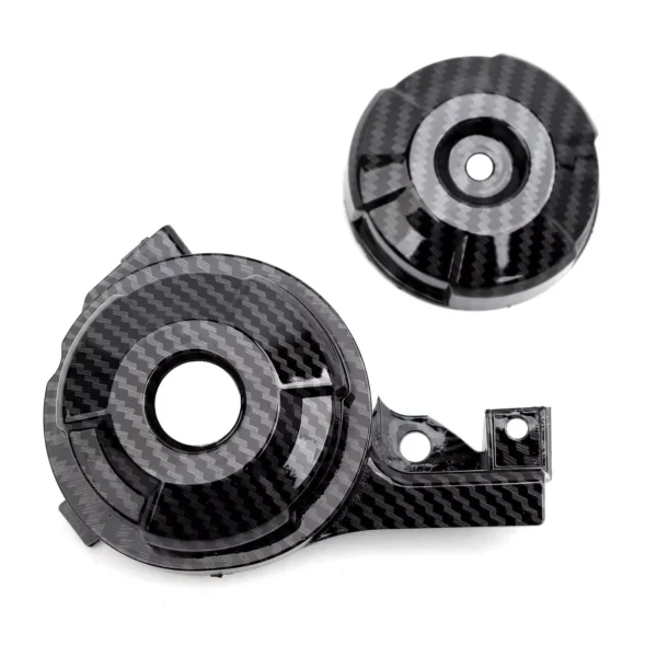 Carbon Fibre Round Fastener Lock Cover for Honda Grom MSX125 SF (2013–2016)