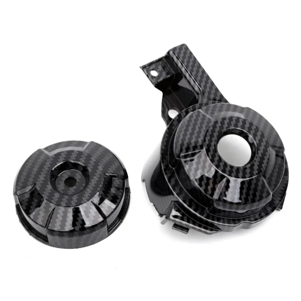 Carbon Fibre Round Fastener Lock Cover for Honda Grom MSX125 SF (2013–2016)