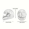 Retro Full Coverage Motorcycle Helmet for Men & Women