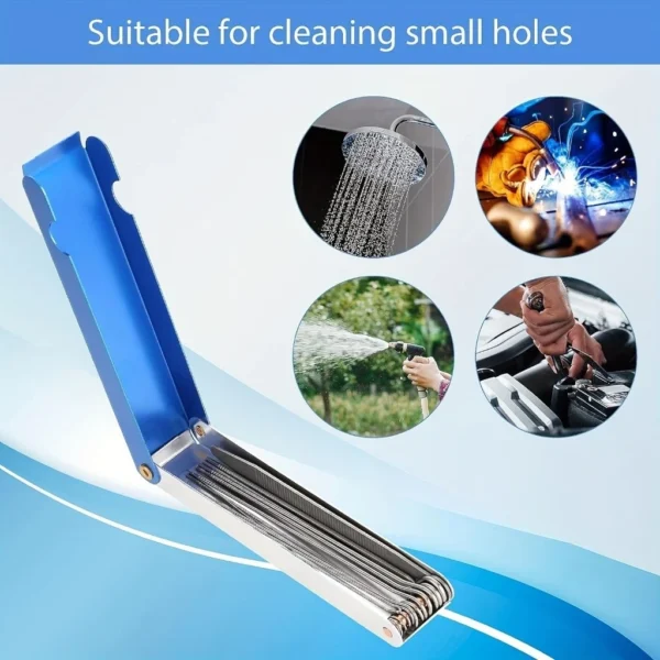 Carburetor & Air Brush Cleaning Tool Set for Motorcycle & Scooter