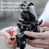 Universal Metal Motorcycle Phone Holder with Shock Absorption