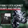 Universal Metal Motorcycle Phone Holder with Shock Absorption