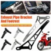 my-11134207-820lh-mie9mglb1mo61b.webp Motorcycle Rear Footrest with Exhaust Bracket