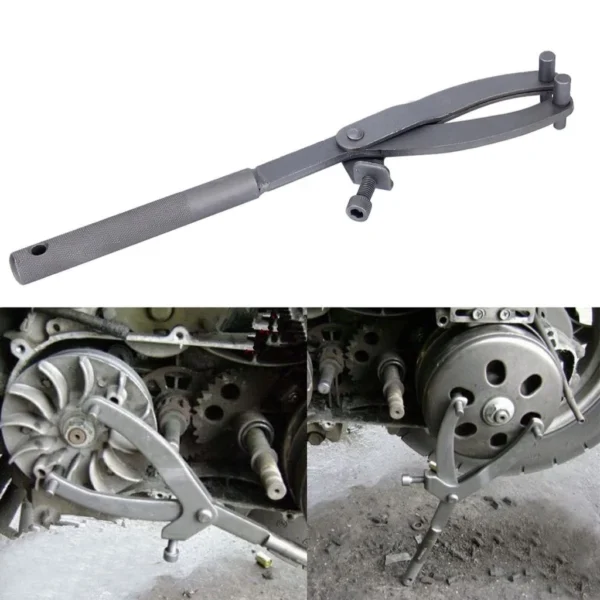 Universal Motorcycle Pulley Holder Spanner for Clutch, Flywheel & Sprocket Removal