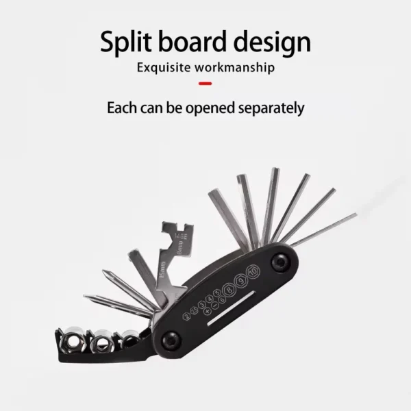 16-in-1 Bicycle & Motorcycle Folding Repair Tool Set