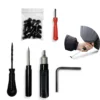 7-Piece Motorcycle Tubeless Tire Repair Plug Tool Kit